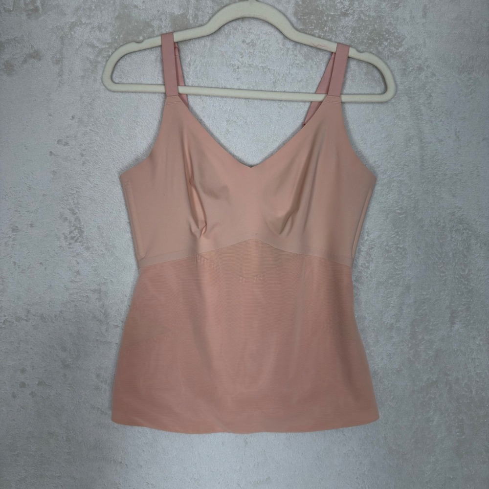 Honeylove LiftWear Cami Peach Sand Shapewear Compression Tank Top Large